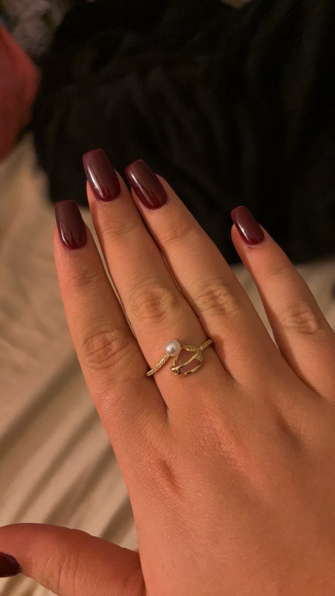 Tulip Bud Ring Fashion Niche Design Ring Ring Finger Jewelry Teenager, for Teenager, For Teenager photo review
