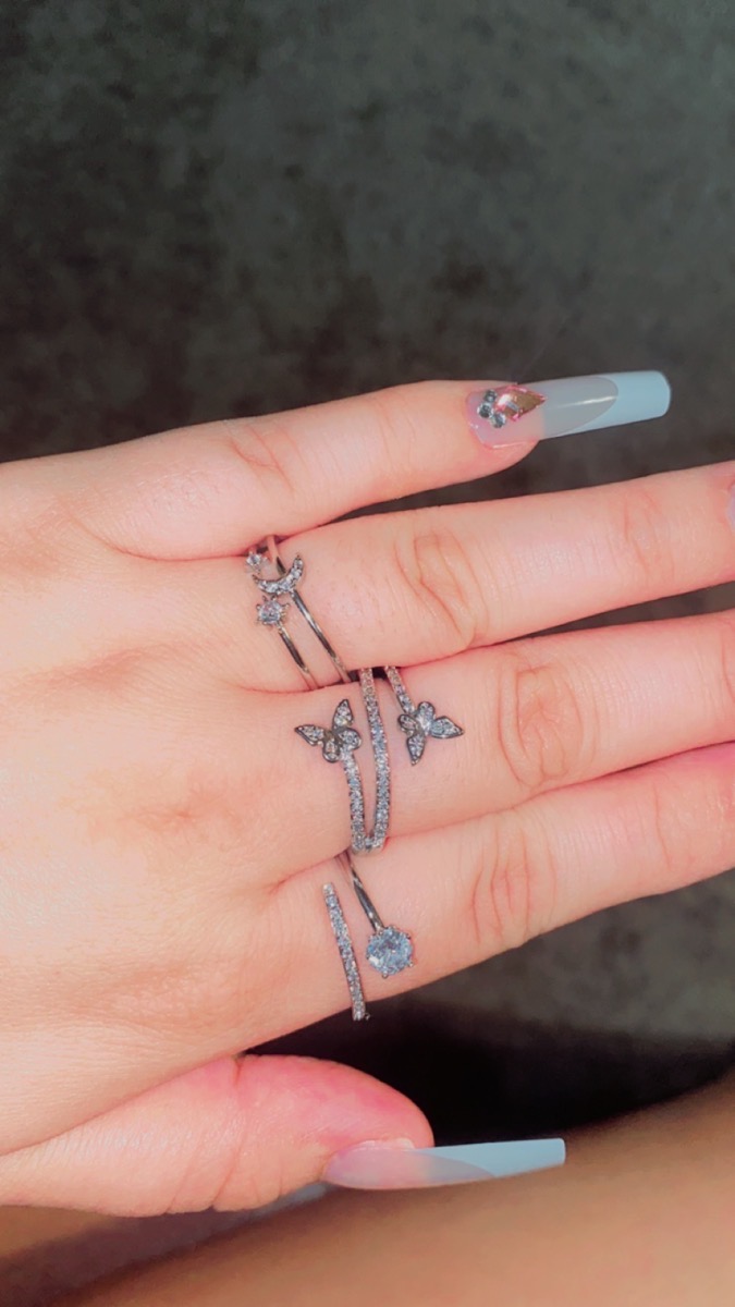 A Delicate Five-claw Set Zirconia Lady's Adjustable Ring | Perfect For Anniversary Gifts And Casual Party Wear photo review