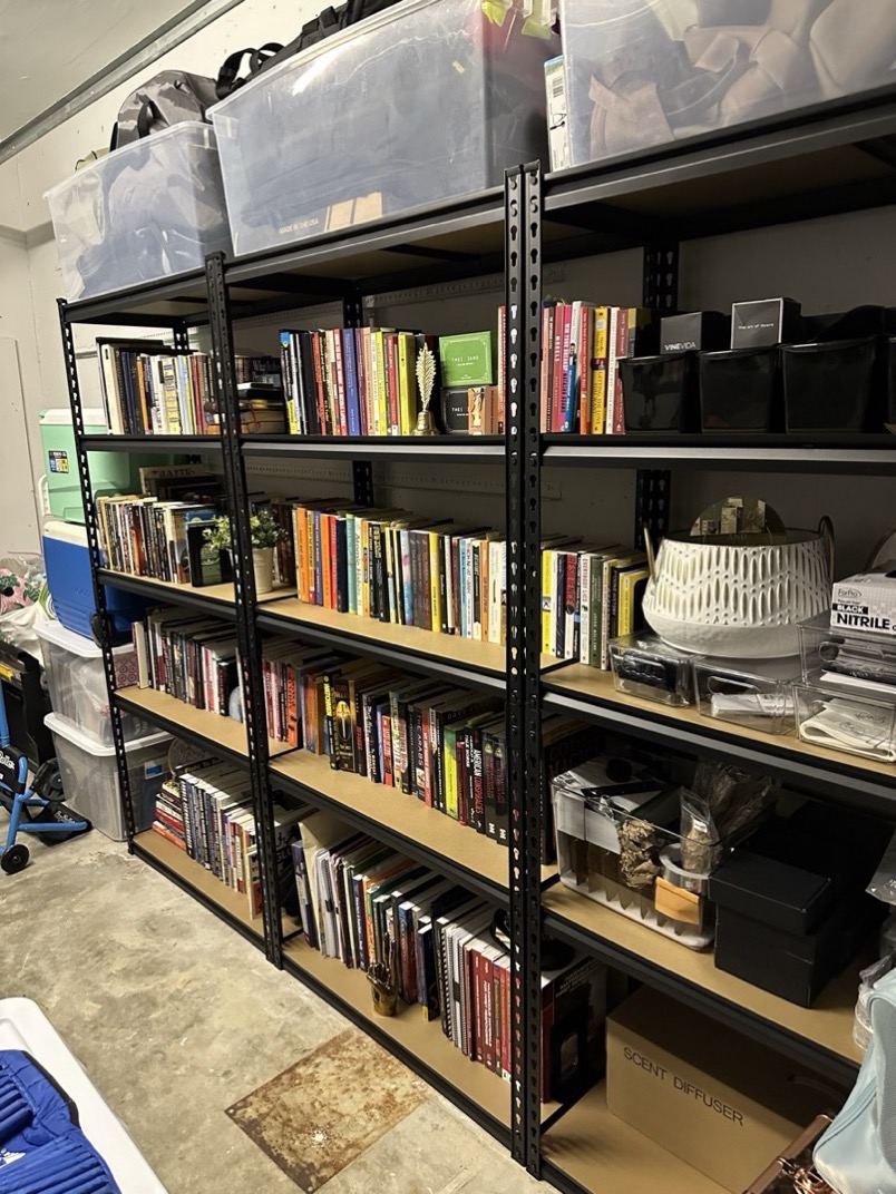 2000LBS Garage Shelving Storage Shelves Heavy Duty Shelving 5 Tier Metal Shelving Units For Garage Shelves 72"H X35.5"W X 15.8"D, Adjustable Metal Shelving Unit For Garage Shelves Utility Rack Shelf For Basement Pantry Closet Shelves, Black, Utility Shelves photo review