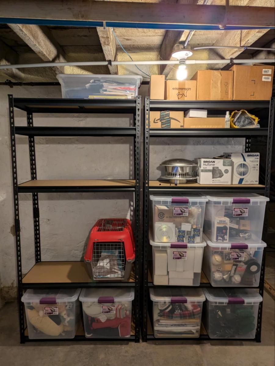 2000LBS Garage Shelving Storage Shelves Heavy Duty Shelving 5 Tier Metal Shelving Units For Garage Shelves 72"H X35.5"W X 15.8"D, Adjustable Metal Shelving Unit For Garage Shelves Utility Rack Shelf For Basement Pantry Closet Shelves, Black, Utility Shelves photo review