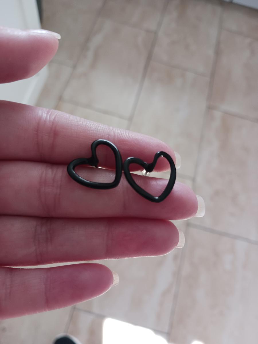 One Pair of Fashion Classic Hollow Heart Stud Earrings photo review