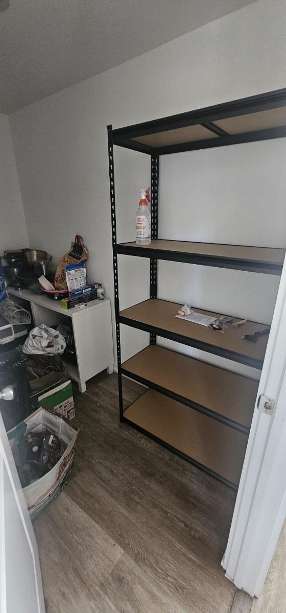 2000LBS Garage Shelving Storage Shelves Heavy Duty Shelving 5 Tier Metal Shelving Units For Garage Shelves 72"H X35.5"W X 15.8"D, Adjustable Metal Shelving Unit For Garage Shelves Utility Rack Shelf For Basement Pantry Closet Shelves, Black, Utility Shelves photo review