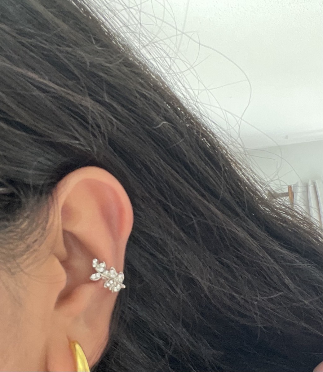 Explosive Delicate Leave Earstuds - Delicate and Simple - Leaves Ear Bone Clips - No Piercings Ear Clips - Adjustable Earrings - Super Fairy Forest High-end Earrings photo review