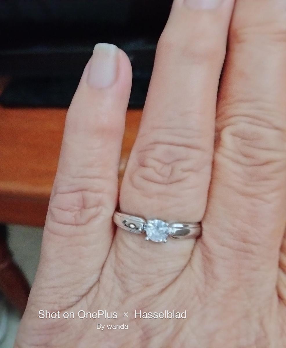 A Minimalist Classic 4-prong Set Round Zirconia Ring For Women, Perfect Gift For Engagement, Wedding, Parties, Proposing, Jewelry To Give To Your Beloved, A Perfect Gift. photo review