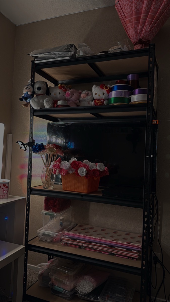 2000LBS Garage Shelving Storage Shelves Heavy Duty Shelving 5 Tier Metal Shelving Units For Garage Shelves 72"H X35.5"W X 15.8"D, Adjustable Metal Shelving Unit For Garage Shelves Utility Rack Shelf For Basement Pantry Closet Shelves, Black, Utility Shelves photo review