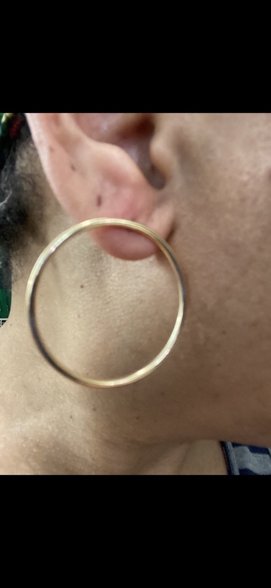 Stylish Simple Geometric Metal Stud Earrings, A Pair of, and Versatile photo review