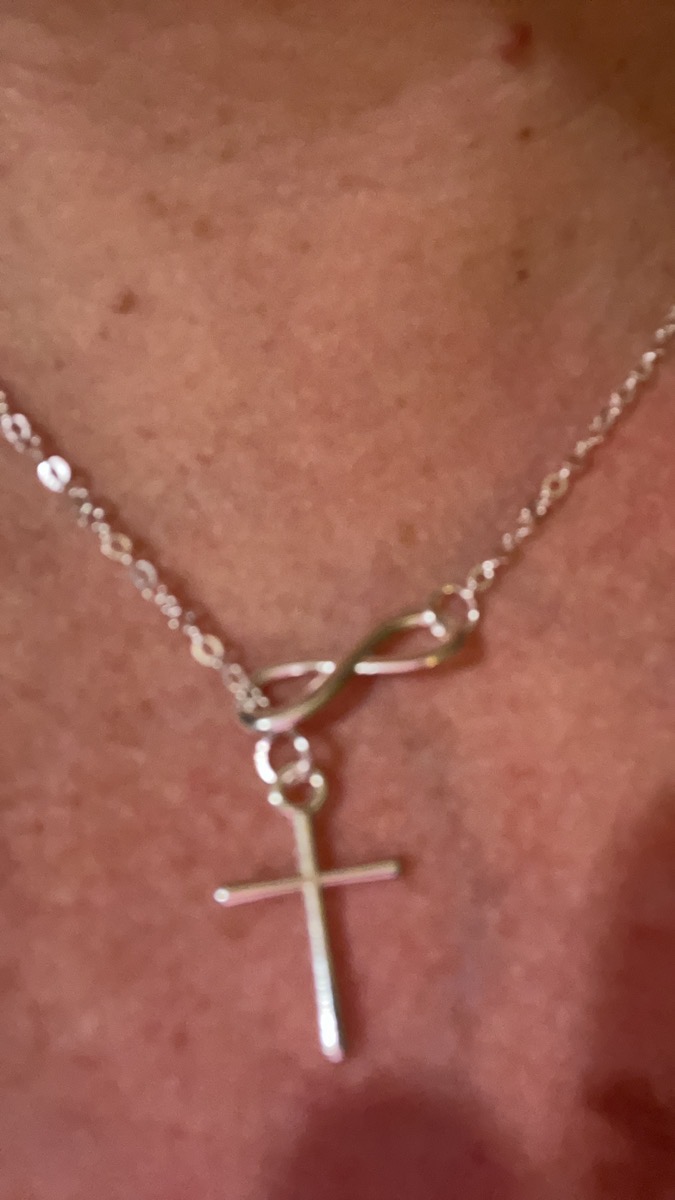 Simple Lucky 8 Cross Short Necklace Jewelry photo review