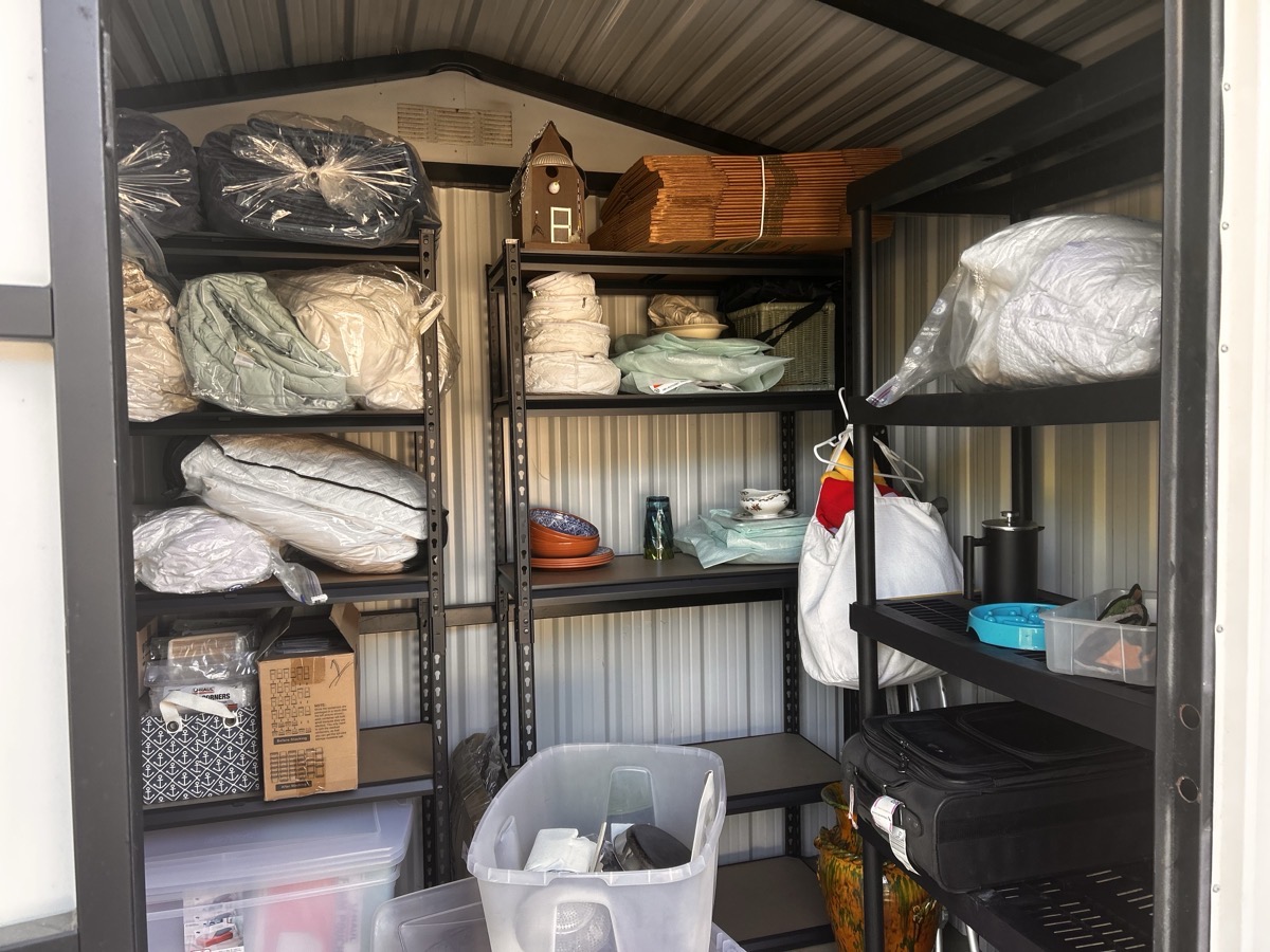 2000LBS Garage Shelving Storage Shelves Heavy Duty Shelving 5 Tier Metal Shelving Units For Garage Shelves 72"H X35.5"W X 15.8"D, Adjustable Metal Shelving Unit For Garage Shelves Utility Rack Shelf For Basement Pantry Closet Shelves, Black, Utility Shelves photo review