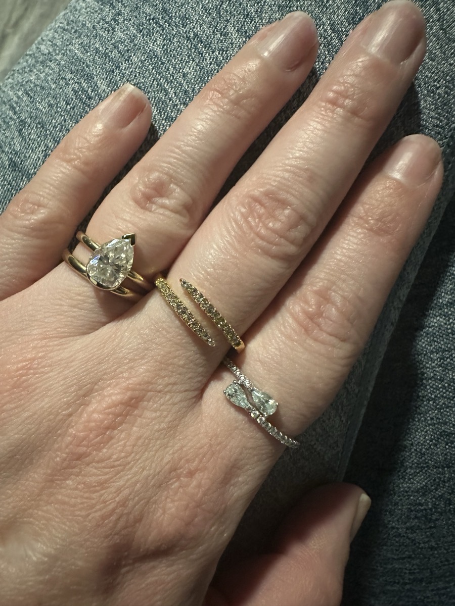 Ring, Adjustable Open Ring, Women's Ring, Engagement Ring, Gift, Jewelry photo review