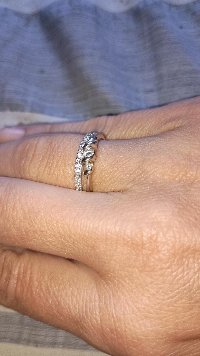 925 Silver Ring An Elegant And Fashionable Made of Designed for Women And Adorned with Synthetic Zirconia Ideal for Occasions Such As Parties Dates Birthdays Christmas Gifts Year-Round Events Weddings And Banquets photo review