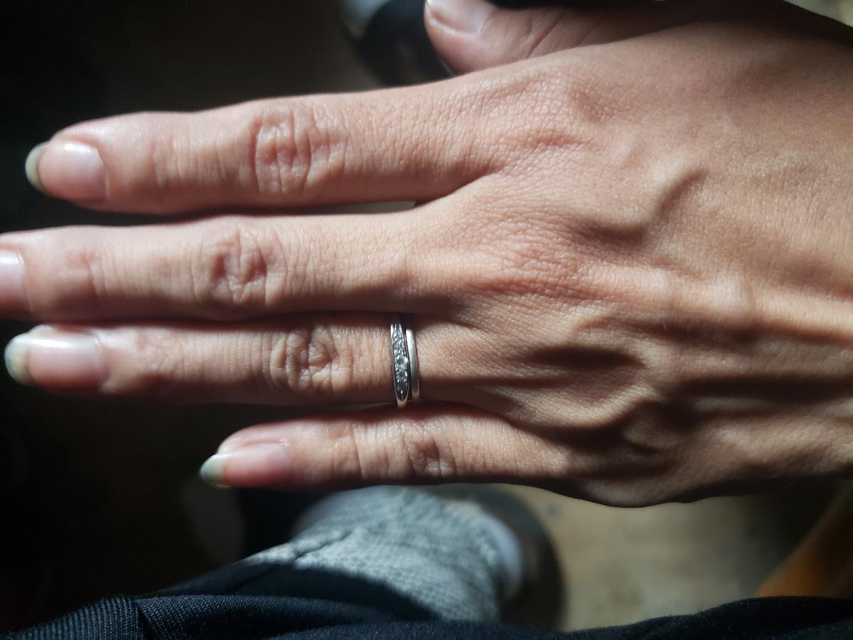 1pc S925 Sterling Silvery Engagement Wedding Band Rings Easy Plain Ring Design Women'S Fashion Gift Wedding Anniversary Valentine'S Day Birthday Women Jewelry Exquisite Gift Wedding Season Jewelry Anniversary Stackable Promise Ring photo review