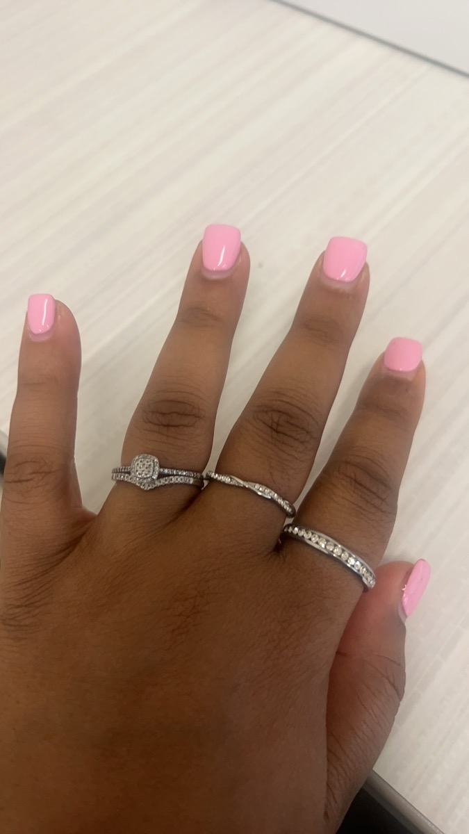 [Evening Decor] Elegant Promise Ring with Sparkling Zirconia | Engagement/Wedding Ring • Double-Sided Luxury Women's Jewelry photo review