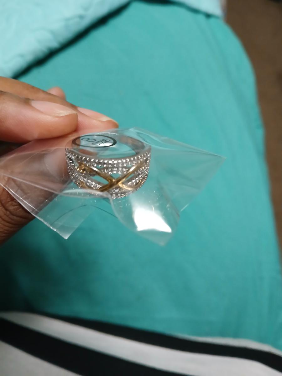Synthetic Zirconia Infinite Ring Inlay Exquisite for Women Daily Banquet Wedding Ring for Valentine's Day Heat Ring Gift photo review